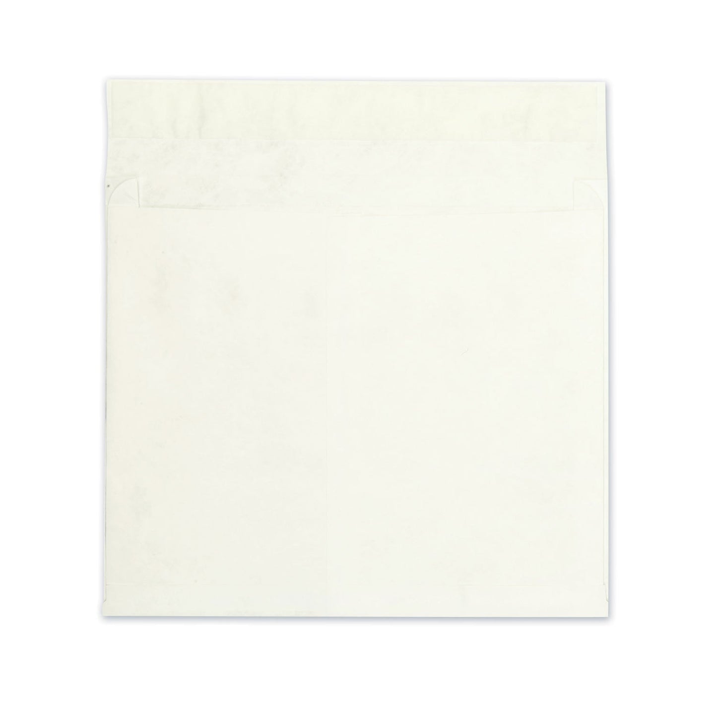 Survivor Heavyweight 18 lb Tyvek Open End Expansion Mailers, #15 1/2, Square Flap, Redi-Strip Adhesive Closure, 12 x 16, White, 100/CT
