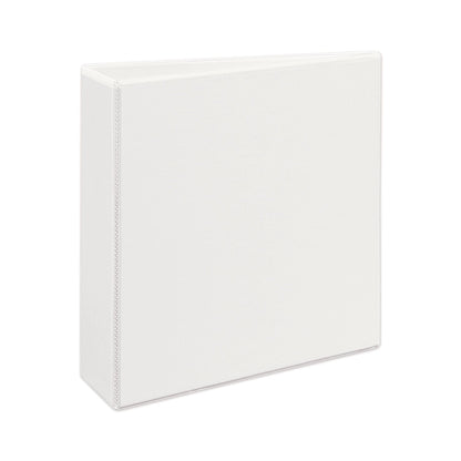 Avery Heavy-Duty View Binder with DuraHinge and Locking One Touch EZD Rings, 3 Rings, 3" Capacity, 11 x 8.5, White