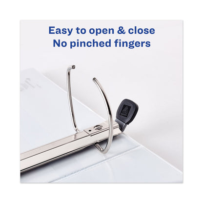 Avery Heavy-Duty View Binder with DuraHinge and Locking One Touch EZD Rings, 3 Rings, 5" Capacity, 11 x 8.5, Black