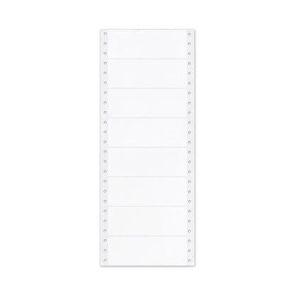 Avery Dot Matrix Printer Mailing Labels, Pin-Fed Printers, 1.44 x 4, White, 5,000/Box