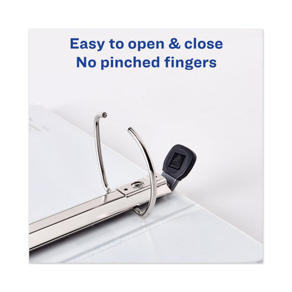 Avery Heavy-Duty View Binder with DuraHinge and Locking One Touch EZD Rings, 3 Rings, 3" Capacity, 11 x 8.5, White