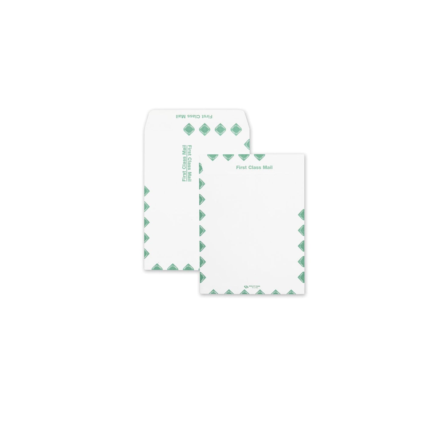 Quality Park Redi-Seal Catalog Envelope, Air Mail, #13 1/2, Cheese Blade Flap, Redi-Seal Adhesive Closure, 10 x 13, White, 100/Box