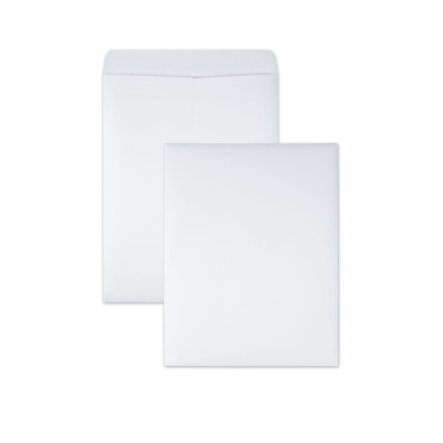 Quality Park Redi-Seal Catalog Envelope, #12 1/2, Cheese Blade Flap, Redi-Seal Adhesive Closure, 9.5 x 12.5, White, 100/Box