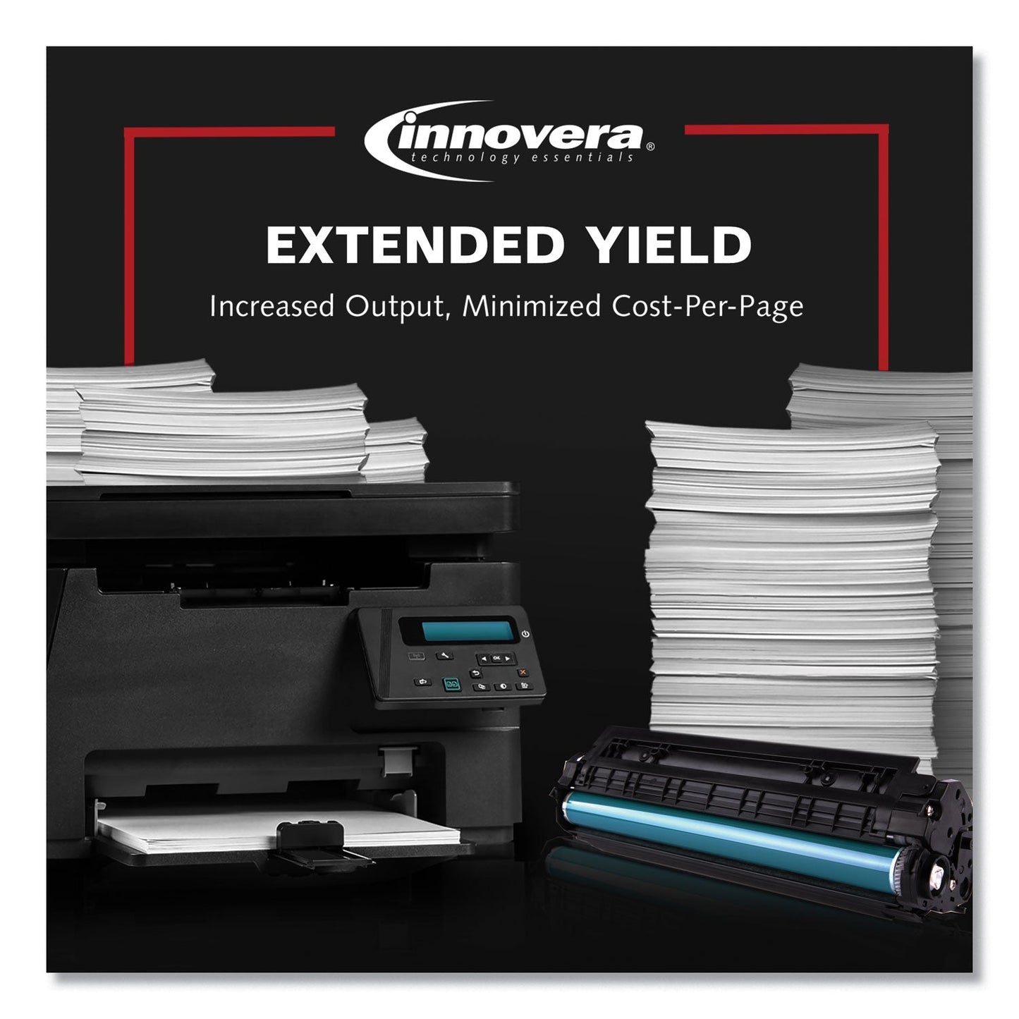 Innovera Remanufactured Magenta High-Yield Toner, Replacement for 508X (CF363X), 9,500 Page-Yield