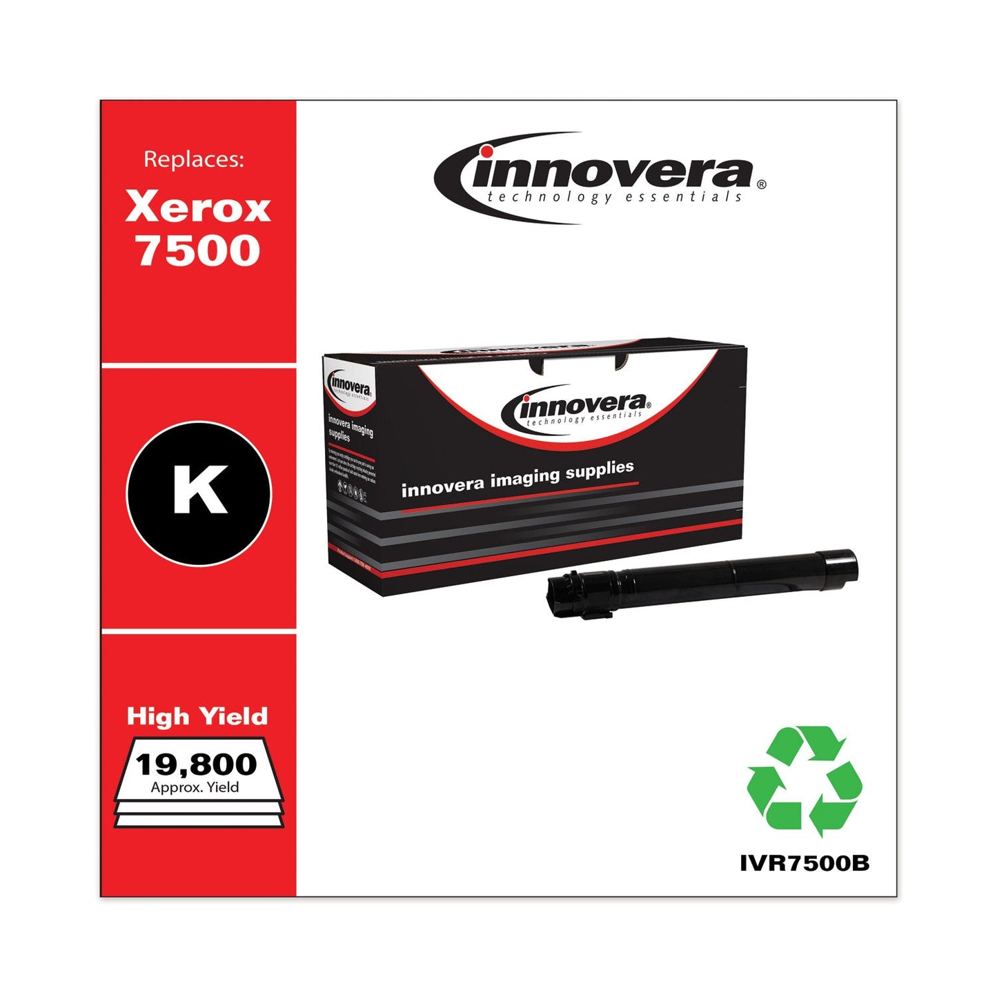 Innovera Remanufactured Black High-Yield Toner, Replacement for 106R01439, 19,800 Page-Yield