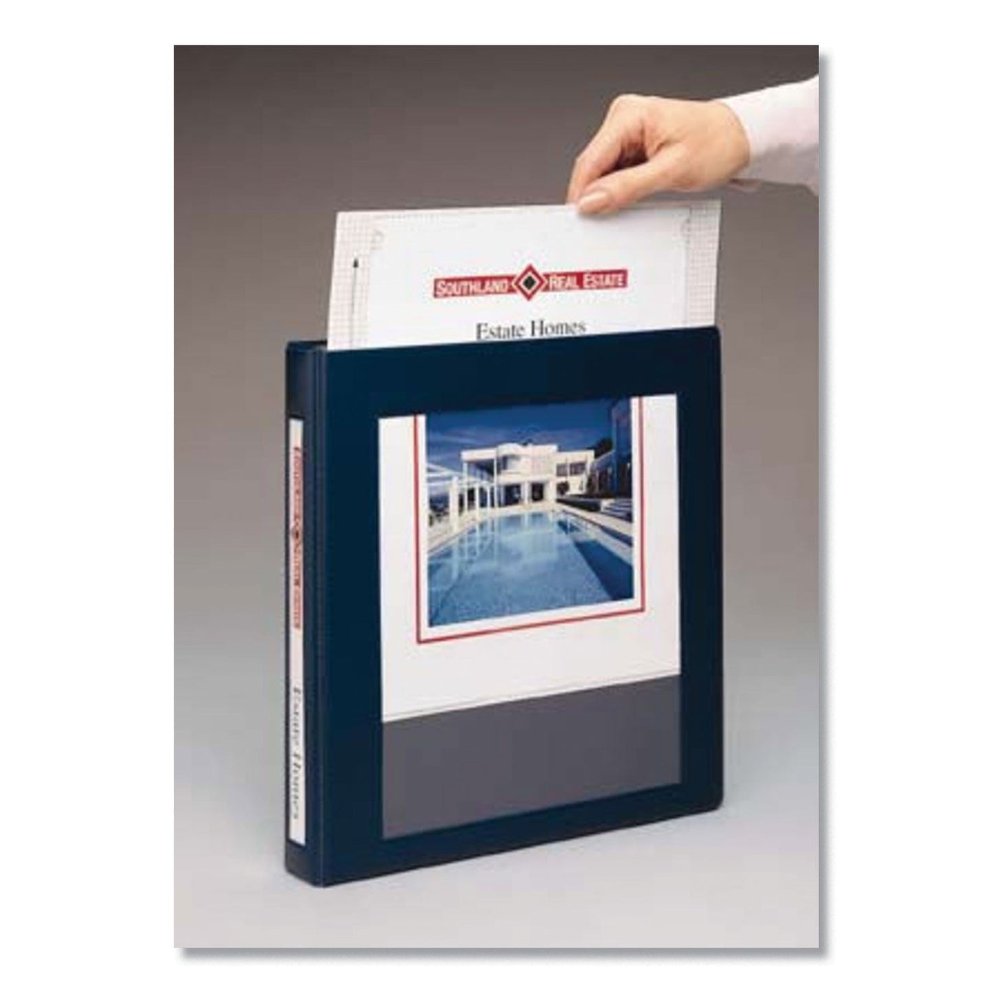 Avery Framed View Heavy-Duty Binders, 3 Rings, 1" Capacity, 11 x 8.5, Black