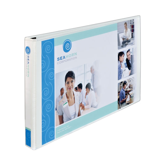 Avery Heavy-Duty View Binders, 3 Rings, 1" Capacity, 11 x 17, White