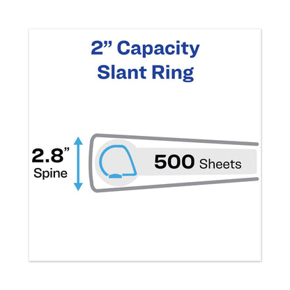 Avery Heavy-Duty View Binders, 3 Rings, 3" Capacity, 11 x 17, White