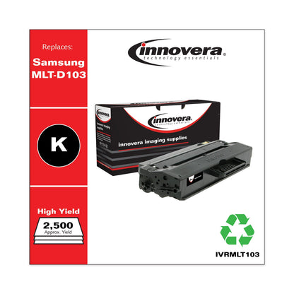 Innovera Remanufactured Black High-Yield Toner, Replacement for MLT-D103L, 2,500 Page-Yield