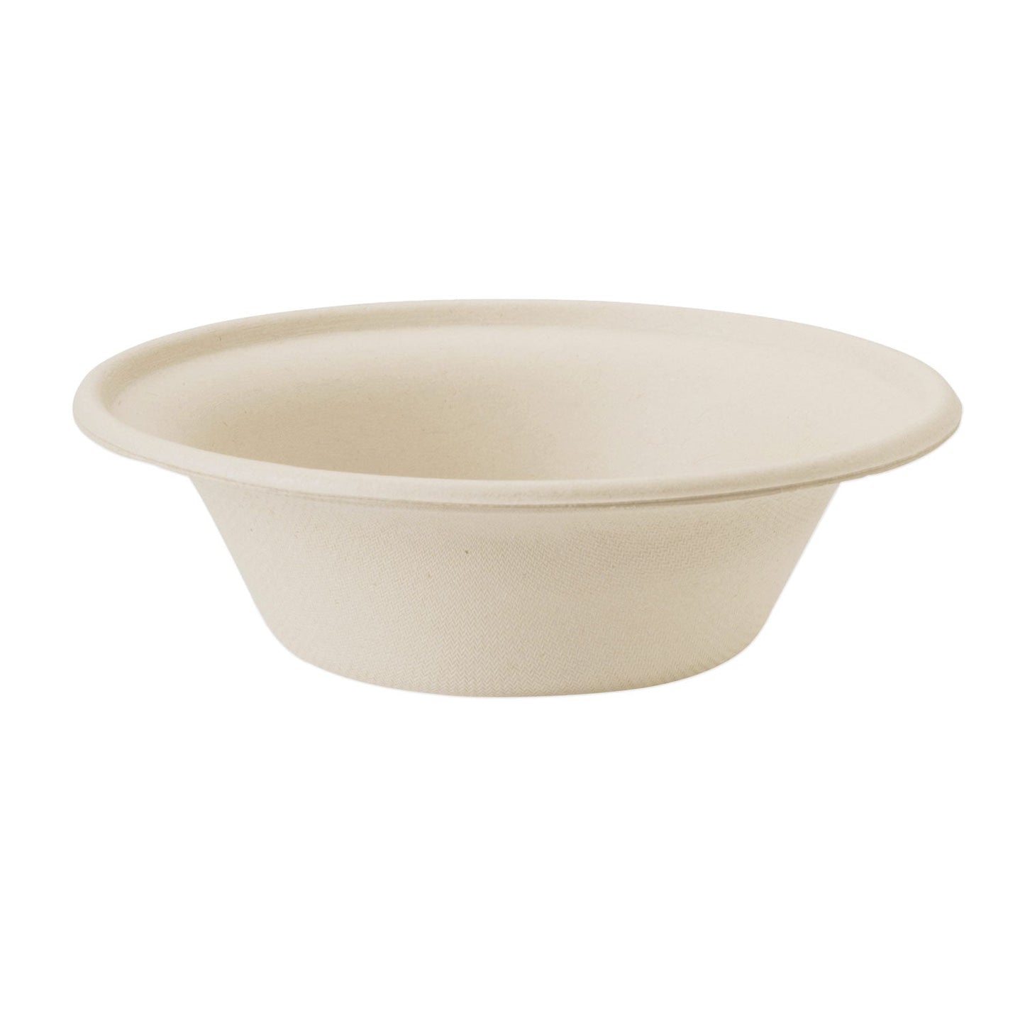 World Centric Fiber Bowls, 11 oz, 6" Diameter x 1.7"h, Natural, 1,000/Carton