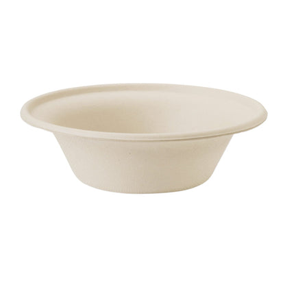 World Centric Fiber Bowls, 11 oz, 6" Diameter x 1.7"h, Natural, 1,000/Carton