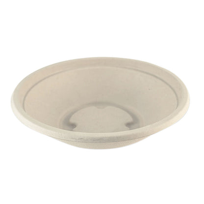 World Centric Fiber Bowls, 16 oz, 7.4" Diameter x 1.9"h, Natural, 500/Carton