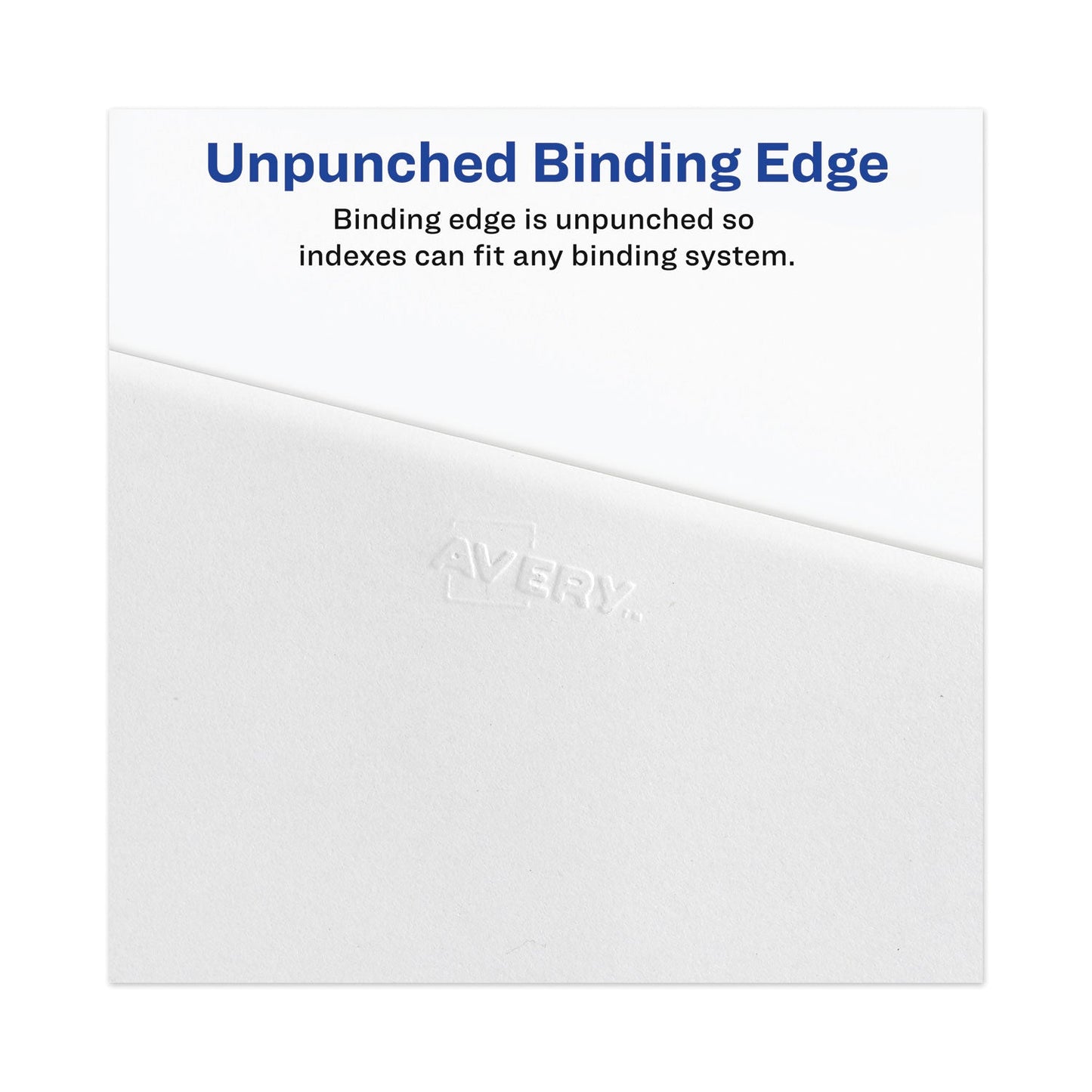 Avery-Style Preprinted Legal Bottom Tab Divider, 26-Tab, Exhibit A, 11 x 8.5, White, 25/PK