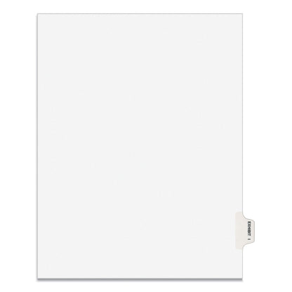 Avery-Style Preprinted Legal Side Tab Divider, 26-Tab, Exhibit I, 11 x 8.5, White, 25/Pack, (1379)