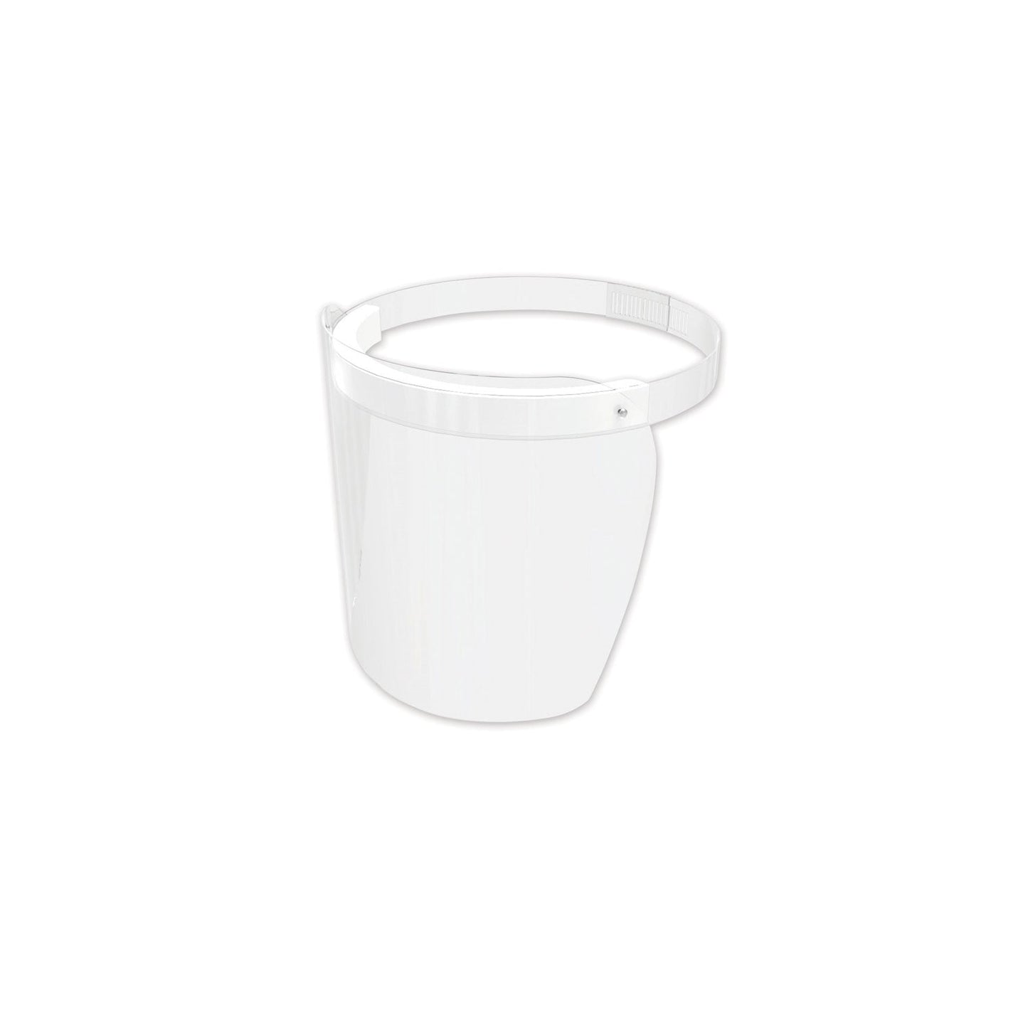 deflecto Disposable Face Shield, 13 x 10, Clear, 100/Carton