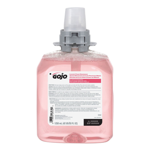 GOJO Luxury Foam Hand Wash Refill for FMX-12 Dispenser, Refreshing Cranberry, 1,250 mL, 4/Carton