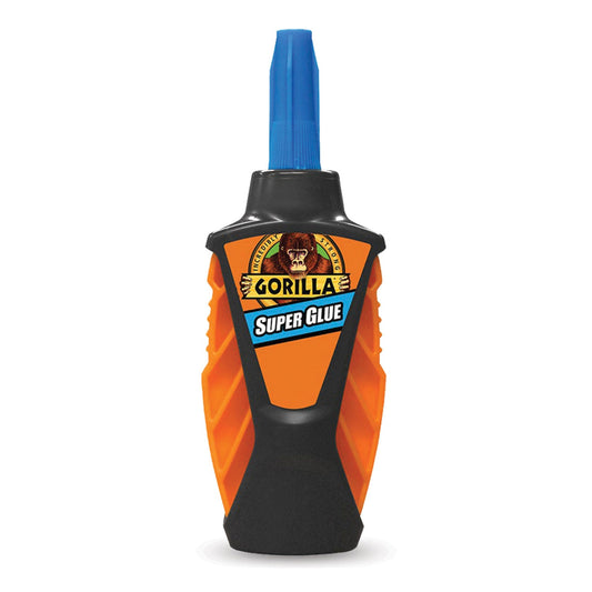 Gorilla Super Glue Micro Precise, 0.19 oz, Dries Clear, 4/Carton