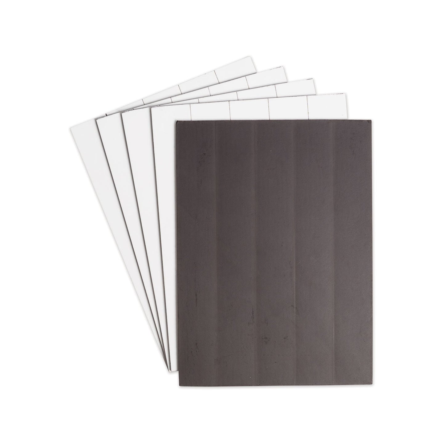 U Brands Dry Erase Magnetic Tape Strips, 6" x 0.88", White, 25/Pack