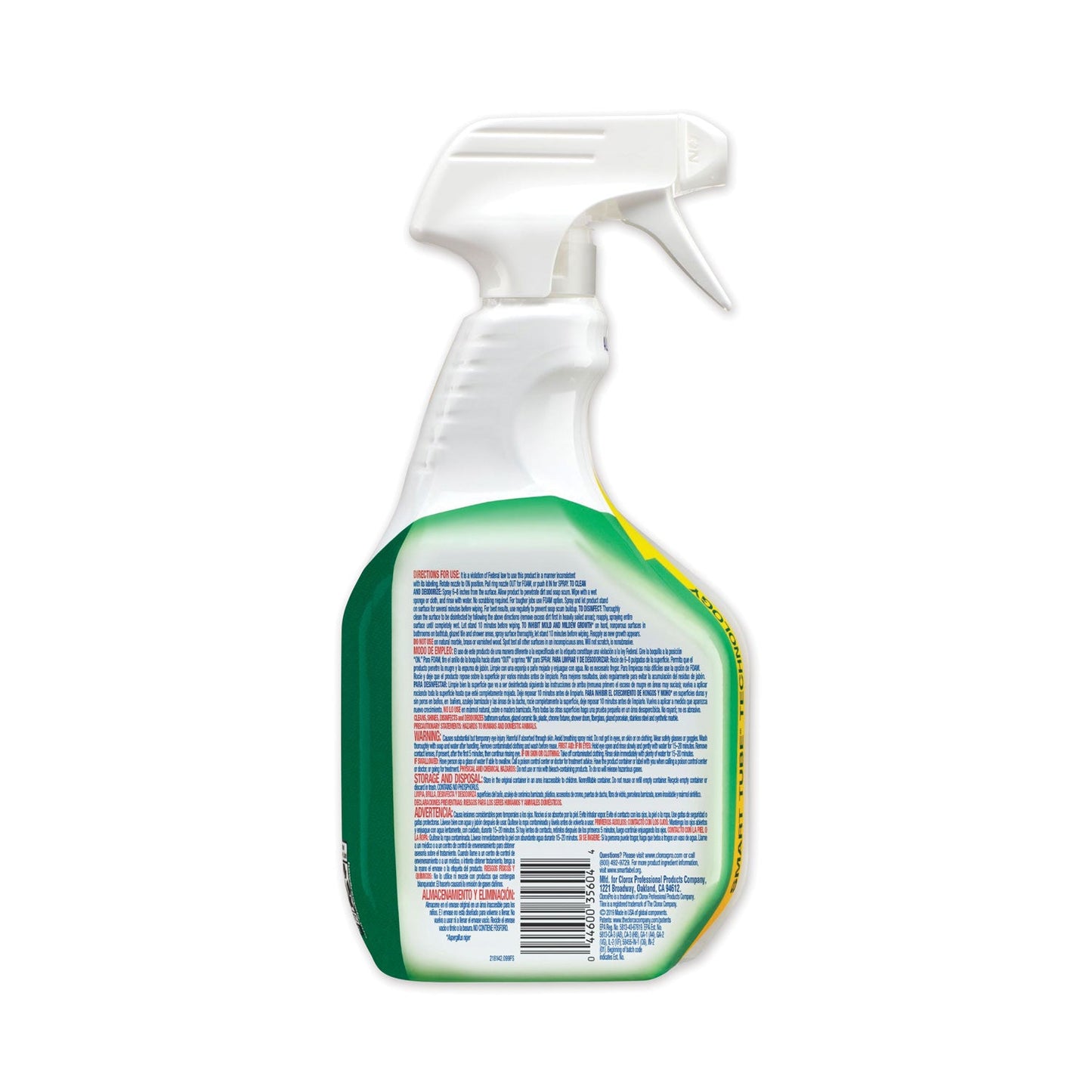 Tilex Soap Scum Remover and Disinfectant, 32 oz Smart Tube Spray, 9/Carton