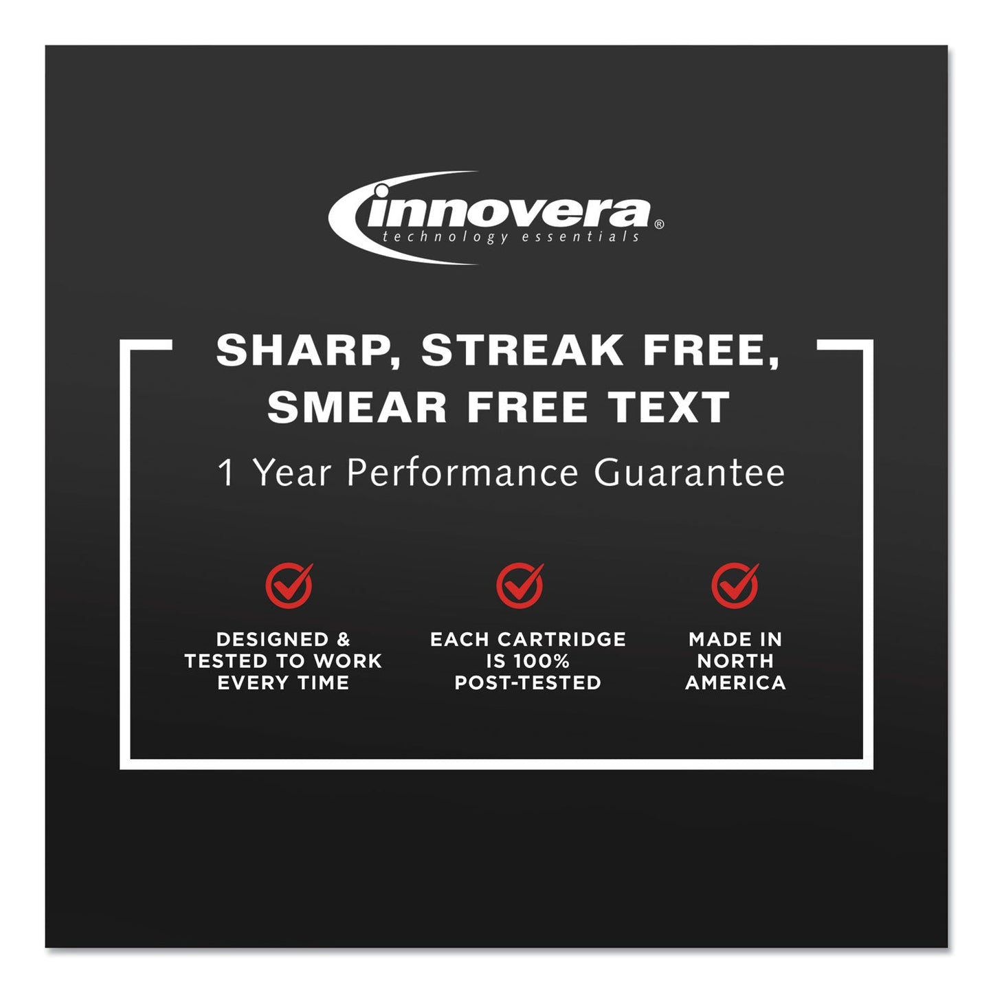 Innovera Remanufactured Black High-Yield Ink, Replacement for PGI-250XL (6432B001), 500 Page-Yield