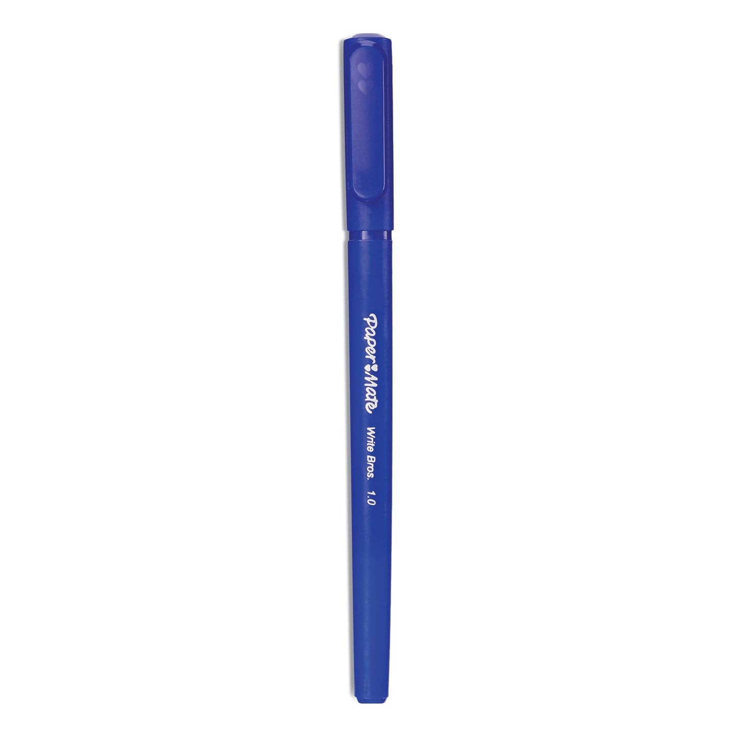 Paper Mate Write Bros. Ballpoint Pen Value Pack, Stick, Medium 1 mm, Blue Ink, Blue Barrel, 60/Pack