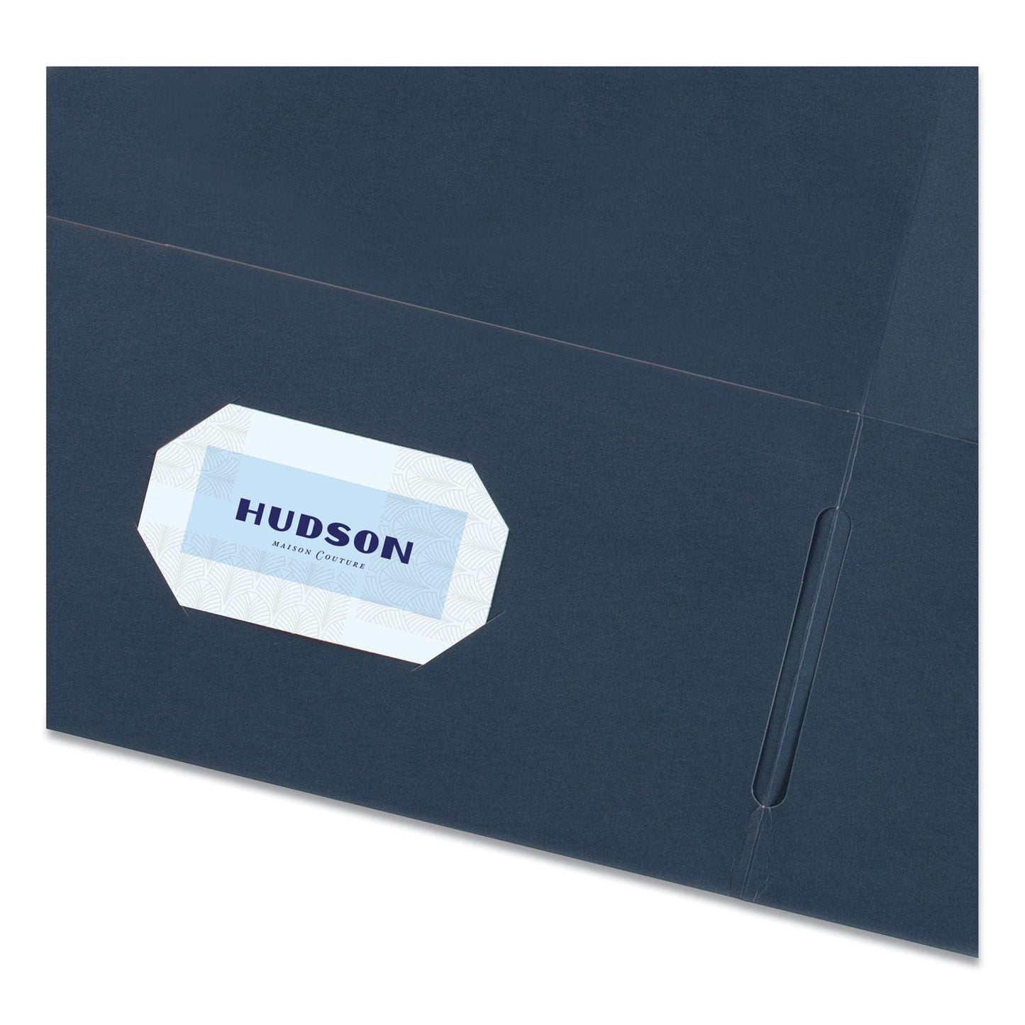Avery Two-Pocket Folder, 40-Sheet Capacity, 11 x 8.5, Dark Blue, 25/Box