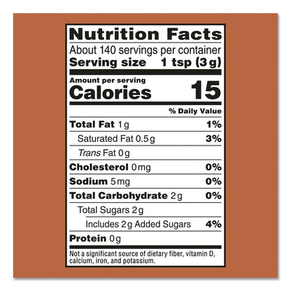 Coffee mate Vanilla Carmel Powdered Creamer, 15 oz Canister, 6/Carton