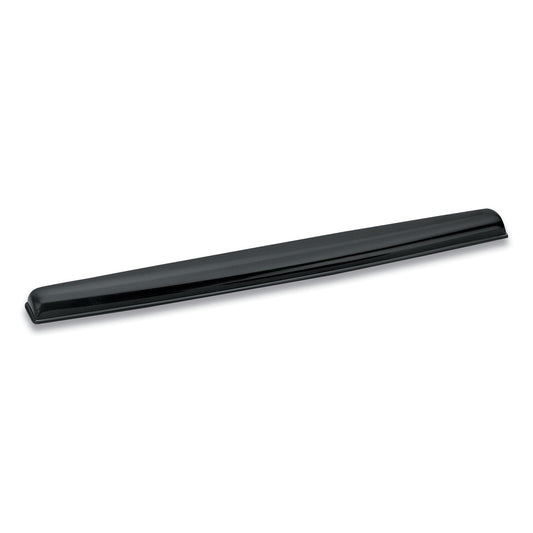 Fellowes Gel Crystals Keyboard Wrist Rest, 18.5 x 2.25, Black