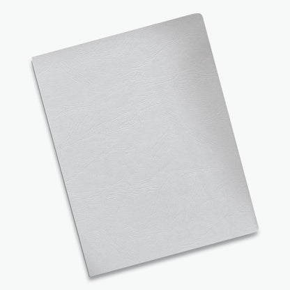 Fellowes Expressions Classic Grain Texture Presentation Covers for Binding Systems, White, 11.25 x 8.75, Unpunched, 200/Pack