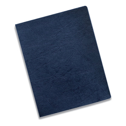Fellowes Expressions Classic Grain Texture Presentation Covers for Binding Systems, Navy, 11.25 x 8.75, Unpunched, 200/Pack