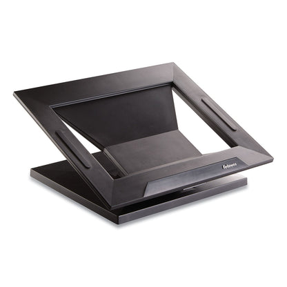 Fellowes Designer Suites Laptop Riser, 13.19" x 11.19" x 4", Black Pearl, Supports 25 lbs