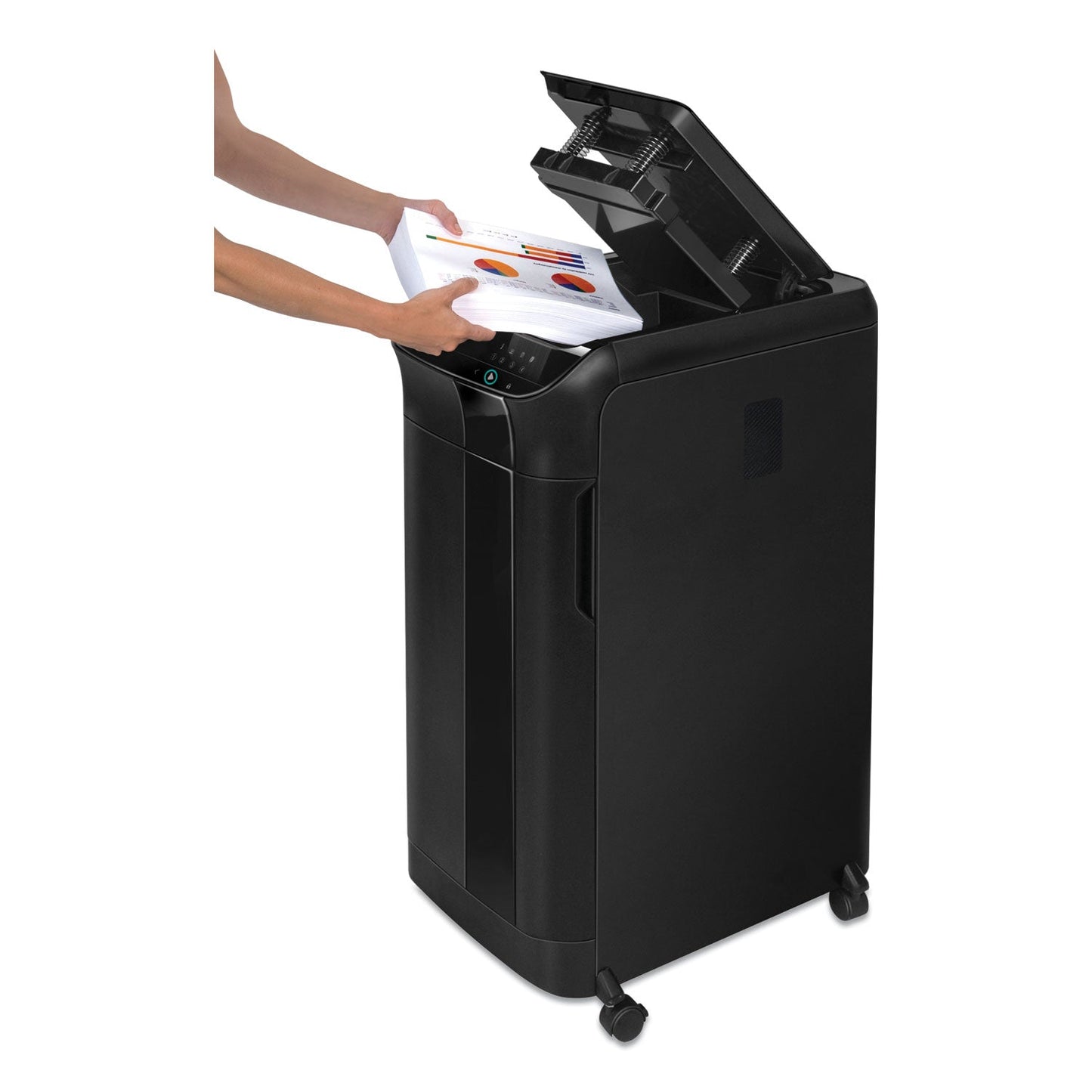 Fellowes AutoMax 600M Auto Feed Micro-Cut Shredder, 600 Auto/14 Manual Sheet Capacity