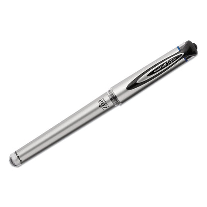 uniball 207 Impact Gel Pen, Stick, Bold 1 mm, Blue Ink, Black Barrel