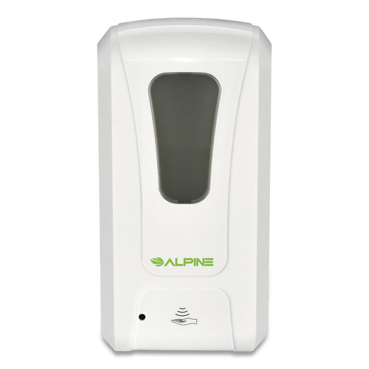 Alpine Liquid Hand Sanitizer/Soap Dispenser, 1,000 mL, 6 x 4.48 x 11.1, White