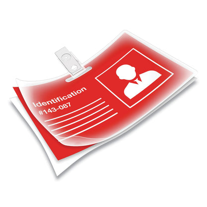 Fellowes Laminating Pouches, 5 mil, 3.88" x 2.63", Gloss Clear, 25/Pack