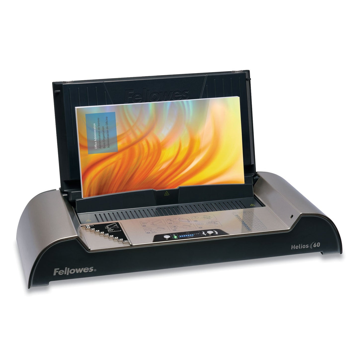 Fellowes Helios 60 Thermal Binding Machine, 600 Sheets, 20.88 x 9.44 x 3.94, Platinum/Graphite