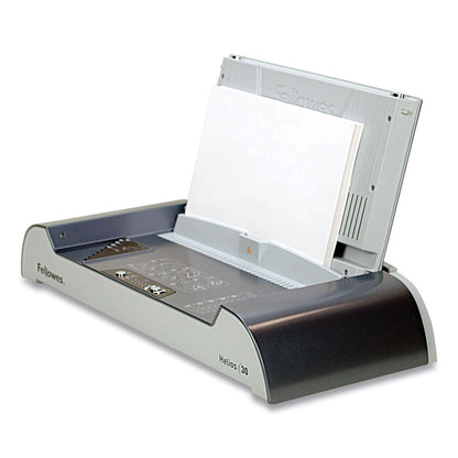 Fellowes Helios 30 Thermal Binding Machine, 300 Sheets, 20.88 x 9.44 x 3.94, Charcoal/Silver