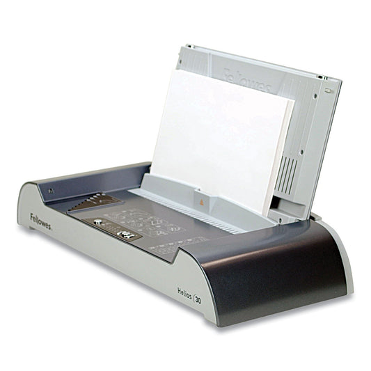 Fellowes Helios 30 Thermal Binding Machine, 300 Sheets, 20.88 x 9.44 x 3.94, Charcoal/Silver