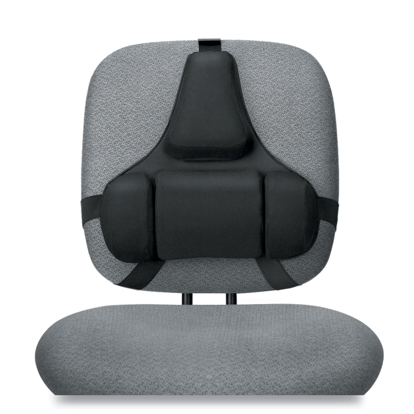Fellowes Professional Series Back Support with Microban Protection, 15 x 2 x 14.5, Black
