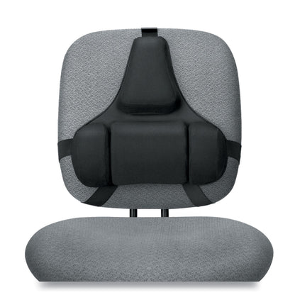 Fellowes Professional Series Back Support with Microban Protection, 15 x 2 x 14.5, Black