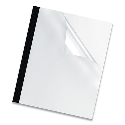 Fellowes Thermal Binding System Presentation Covers, Clear, 121 to 180 Sheet Capacity, 11 x 8.5, Unpunched, 10/Pack