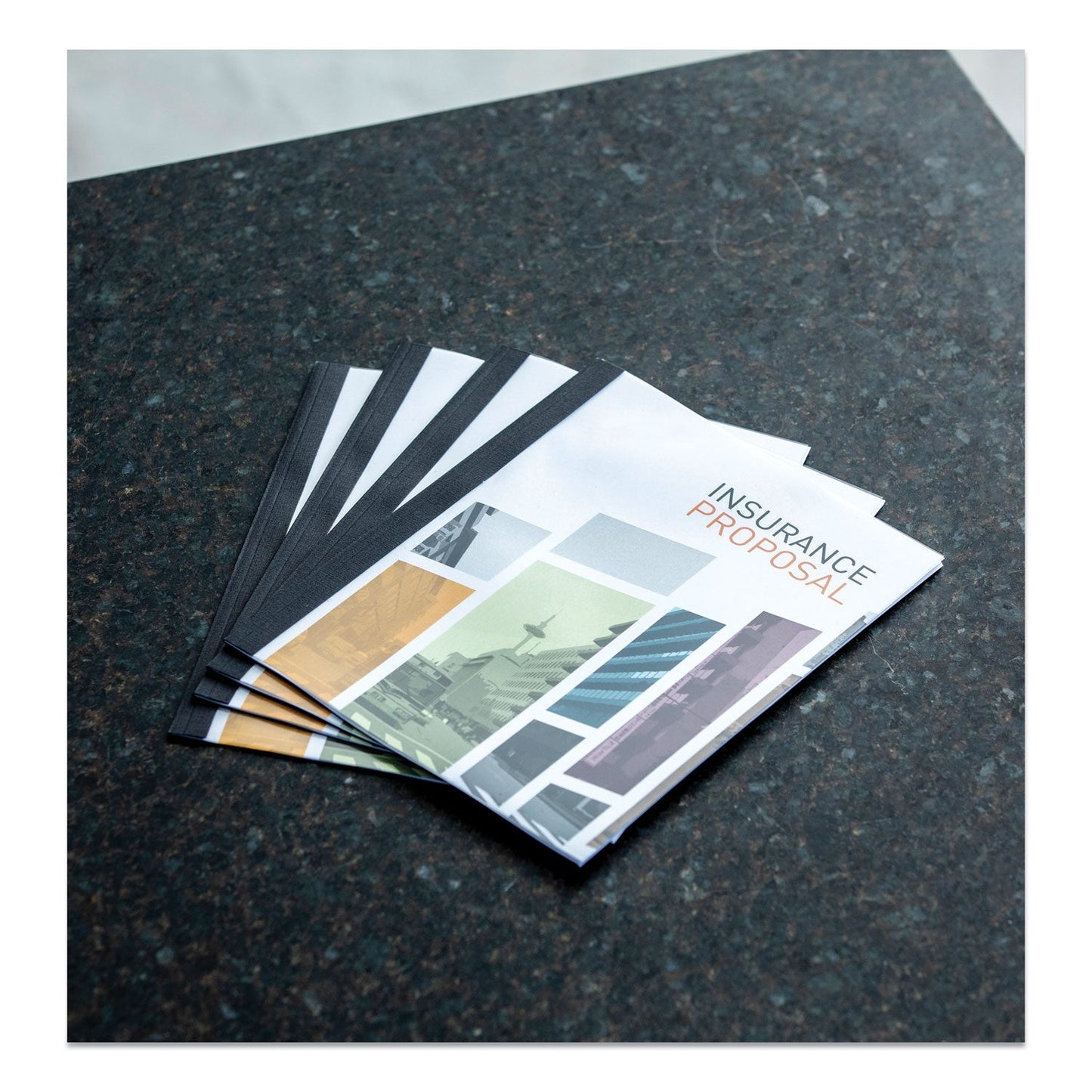 Fellowes Thermal Binding System Presentation Covers, Clear, 61 to 90 Sheet Capacity, 11 x 8.5, Unpunched, 10/Pack