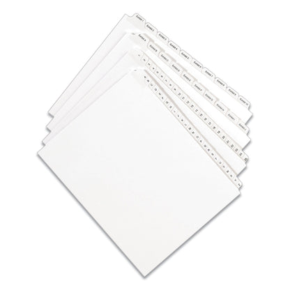 Avery Preprinted Legal Exhibit Side Tab Index Dividers, Allstate Style, 25-Tab, 1 to 25, 11 x 8.5, White, 1 Set, (1701)