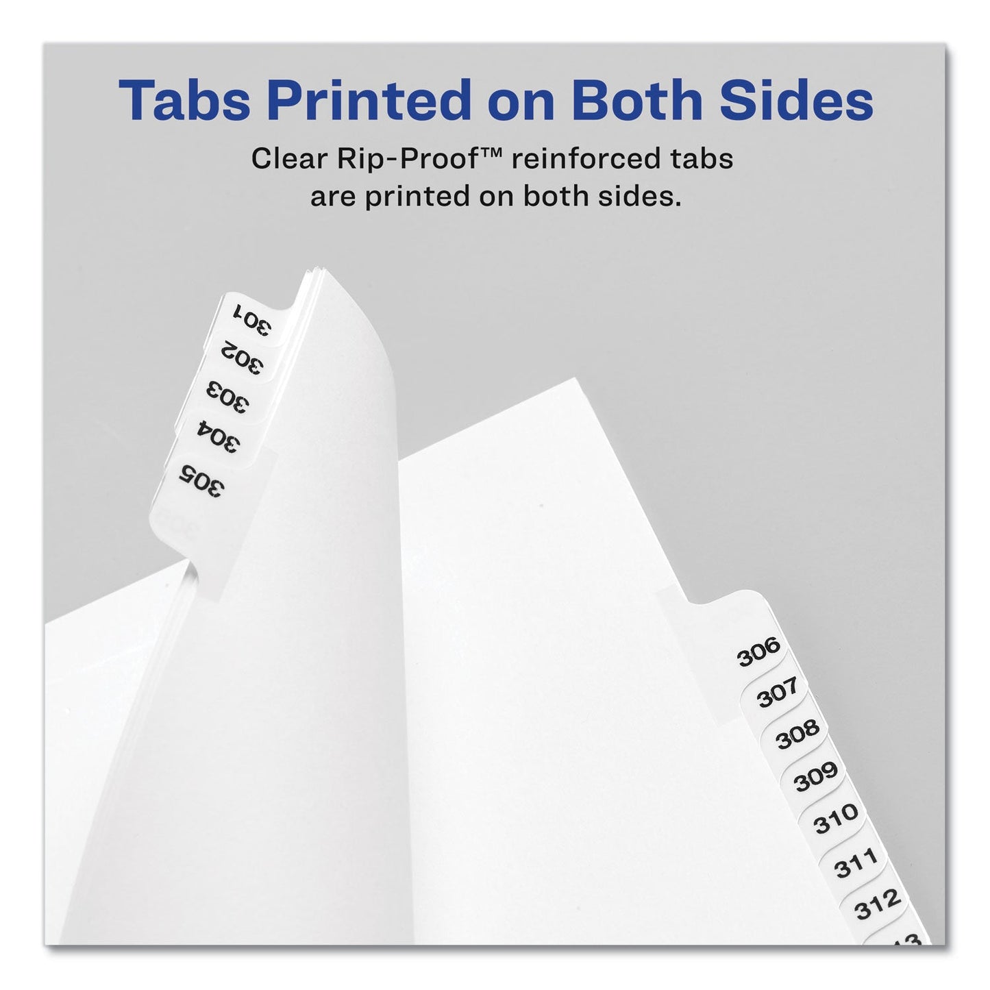 Avery Preprinted Legal Exhibit Side Tab Index Dividers, Avery Style, 10-Tab, 3, 11 x 8.5, White, 25/Pack