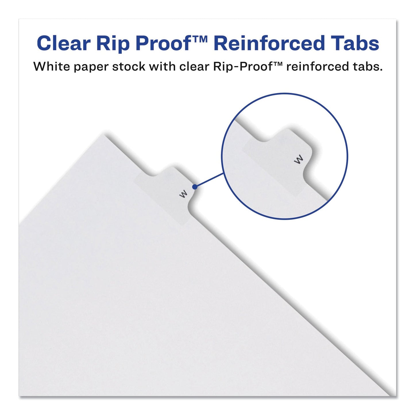 Avery Preprinted Legal Exhibit Side Tab Index Dividers, Allstate Style, 10-Tab, 35, 11 x 8.5, White, 25/Pack