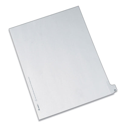Avery Preprinted Legal Exhibit Side Tab Index Dividers, Allstate Style, 10-Tab, 26, 11 x 8.5, White, 25/Pack