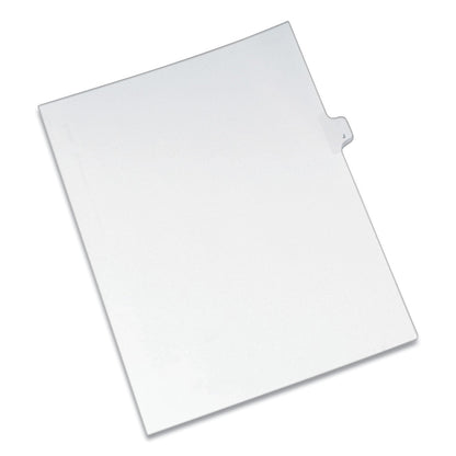 Avery Preprinted Legal Exhibit Side Tab Index Dividers, Allstate Style, 26-Tab, J, 11 x 8.5, White, 25/Pack