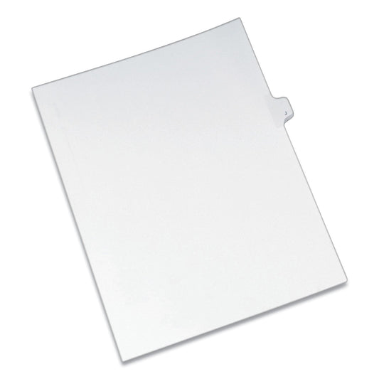 Avery Preprinted Legal Exhibit Side Tab Index Dividers, Allstate Style, 26-Tab, J, 11 x 8.5, White, 25/Pack