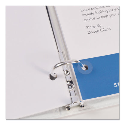 Avery Dispenser Pack Hole Reinforcements, 0.25" Dia, Clear, 200/Pack, (5721)