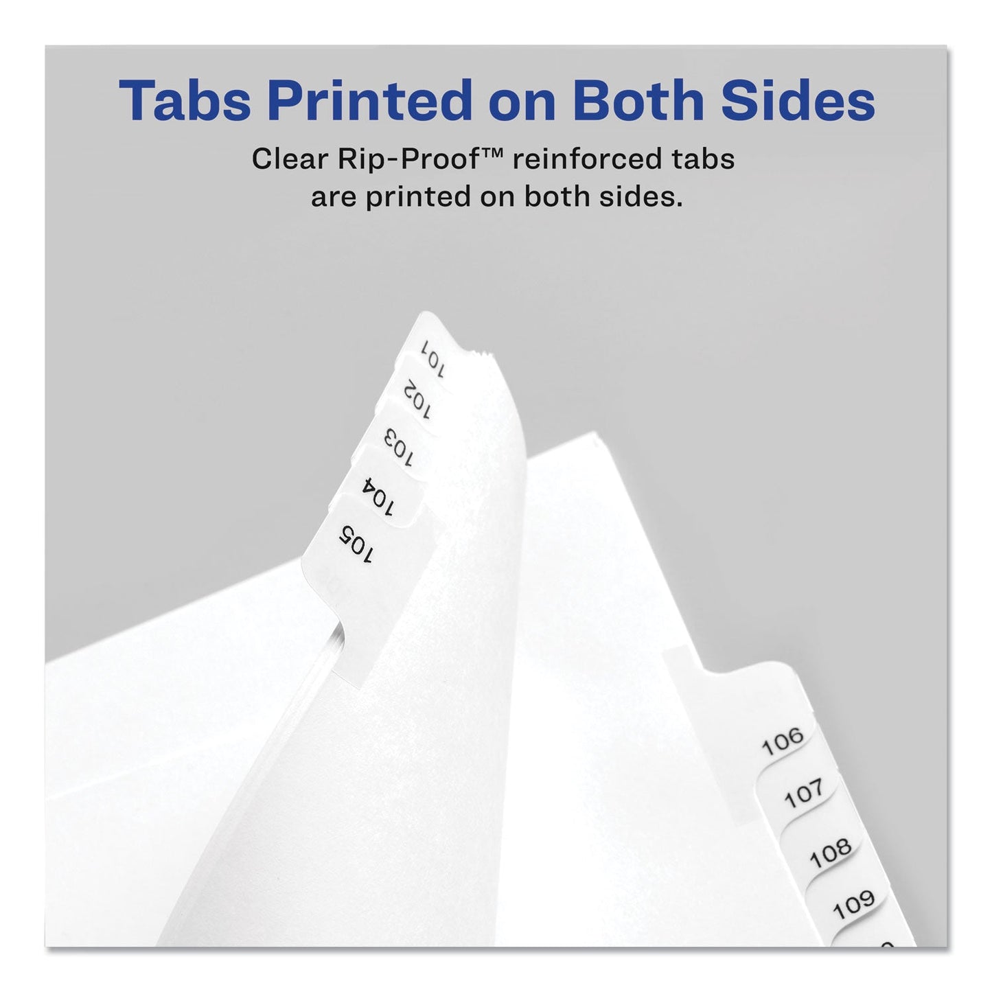 Avery Preprinted Legal Exhibit Side Tab Index Dividers, Allstate Style, 10-Tab, 24, 11 x 8.5, White, 25/Pack